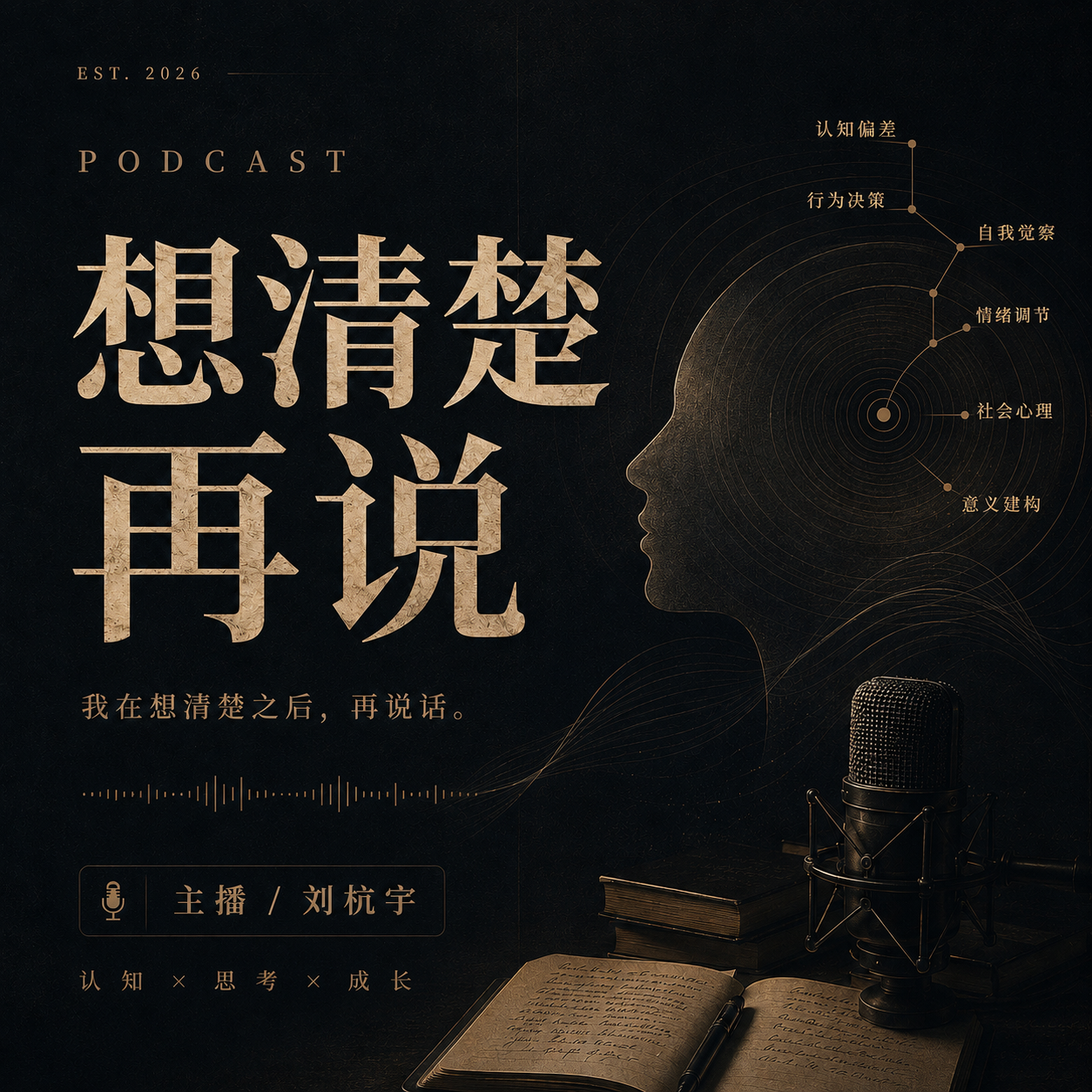 播客《想清楚再说》封面